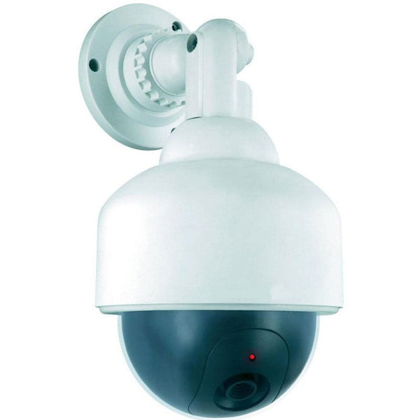 Videocamera Telecamera Finta Con LED Luminoso Rotazione 180 Camera Sicurezza sconto