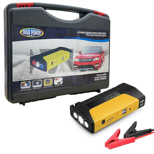 Jump Starter per Auto 300A 15000mAh Kit Emergenza Cavi Torcia Power Bank prezzo