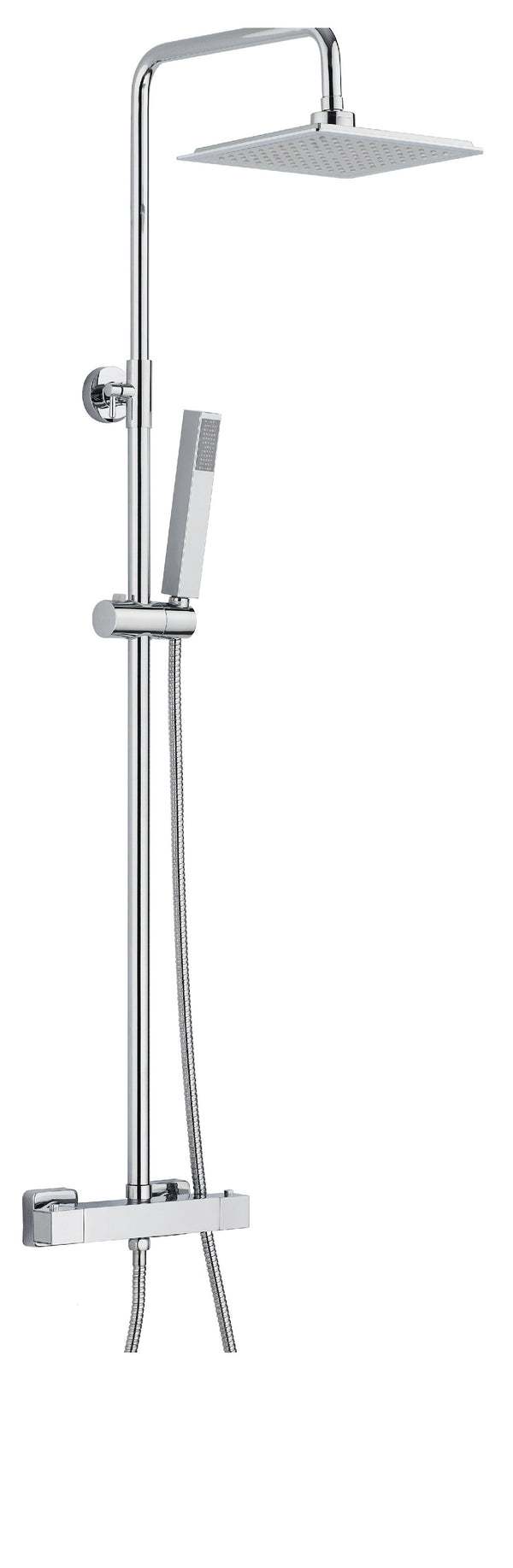 Set Colonna Doccia Soffione Doccia e Laccio  in Acciaio Inox Laura acquista