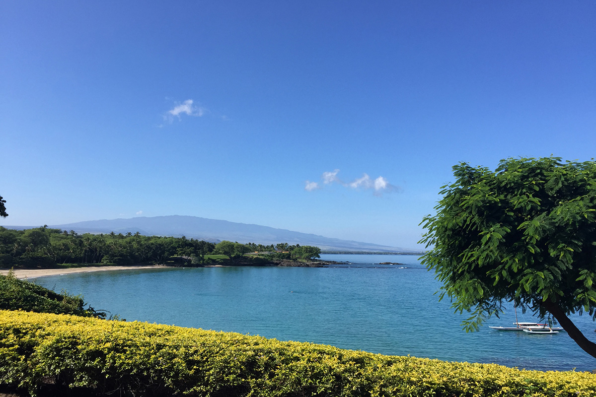 A stunning view from the Manta restaurant.